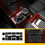 Set of 4 A/C Climate Control Button Repair Decals for Cadillac Escalade (2007–2014)