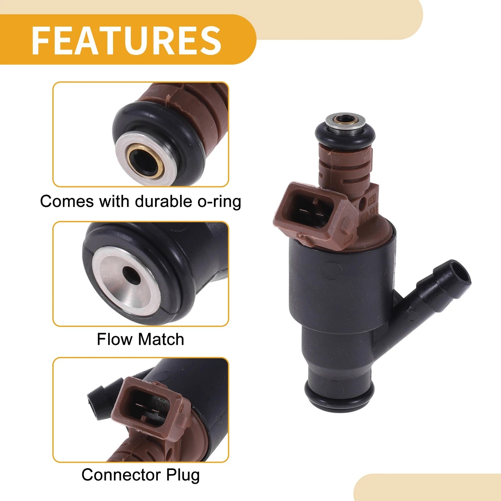 1 Pcs Fuel Injector No.0280150501 for BMW M44 M42 318I 318Is (1994–1999)