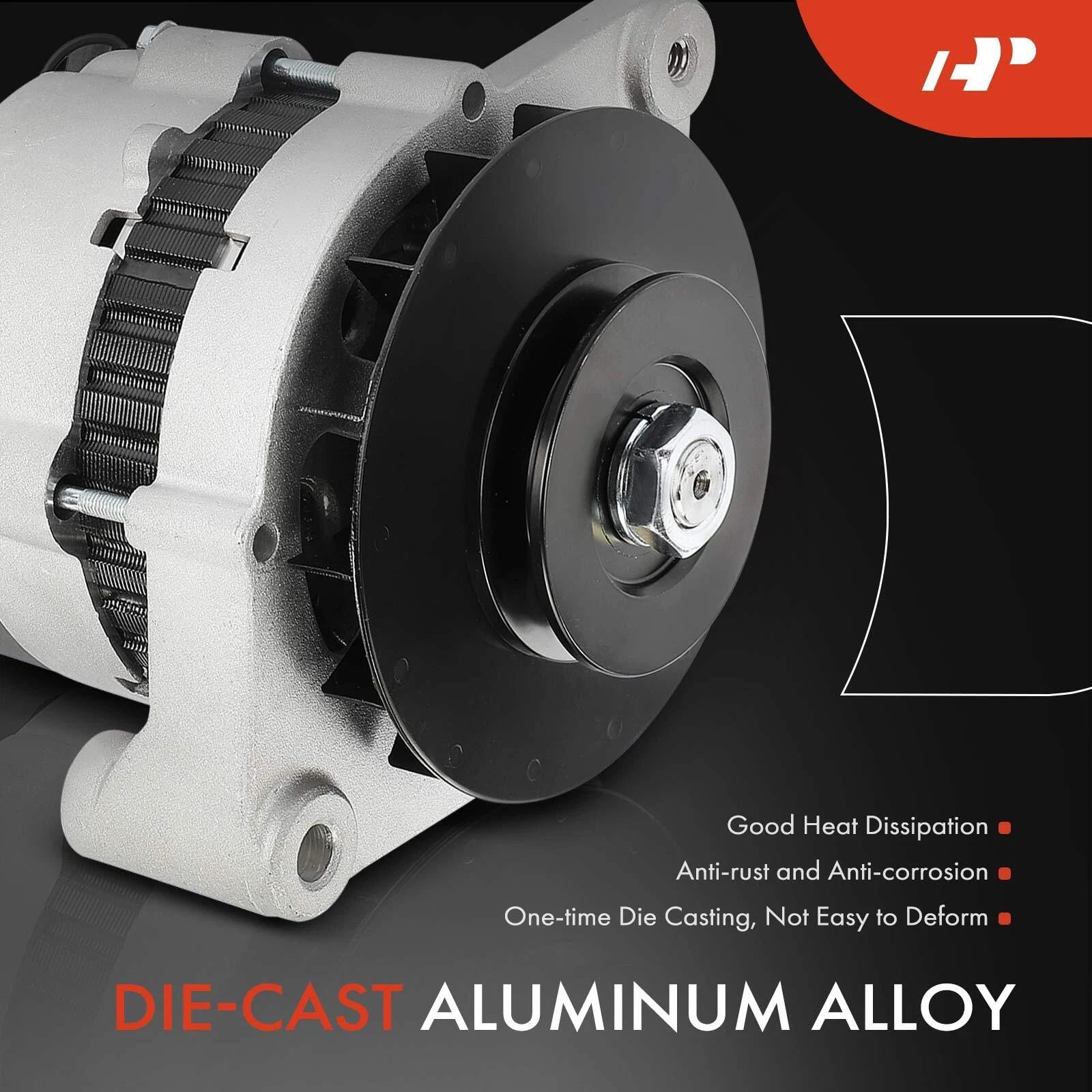 Alternator for Bobcat 55A CCW 1-Groove Pulley (Year Range Not Specified)