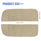 Pair Center Console Lid Armrest Covers for BMW X5 X6 (2014–2018) Beige