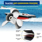 9.9 x 12 Stainless Outboard Propeller for Tohatsu 25-30HP (10 Spline RH)