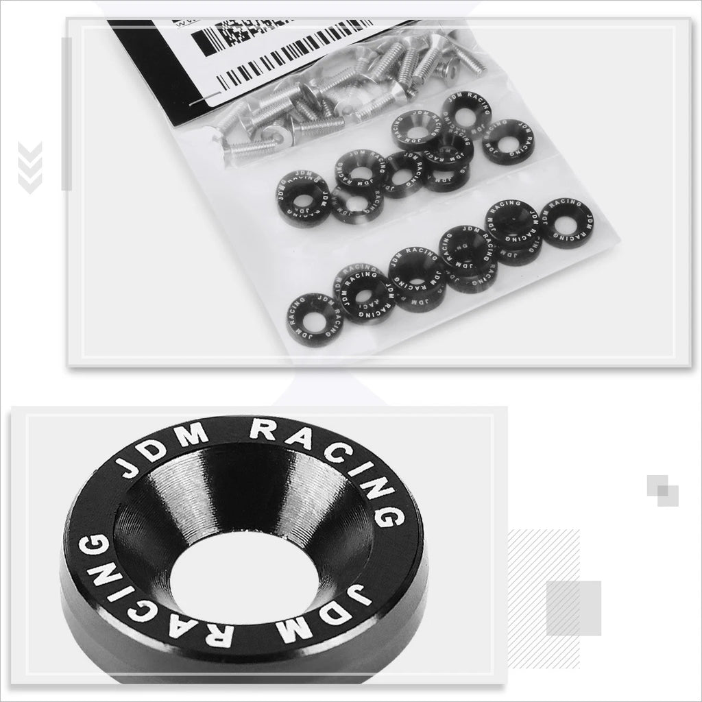20Pcs Aluminum M6 X 1.0 Fender Washers for Universal Applications