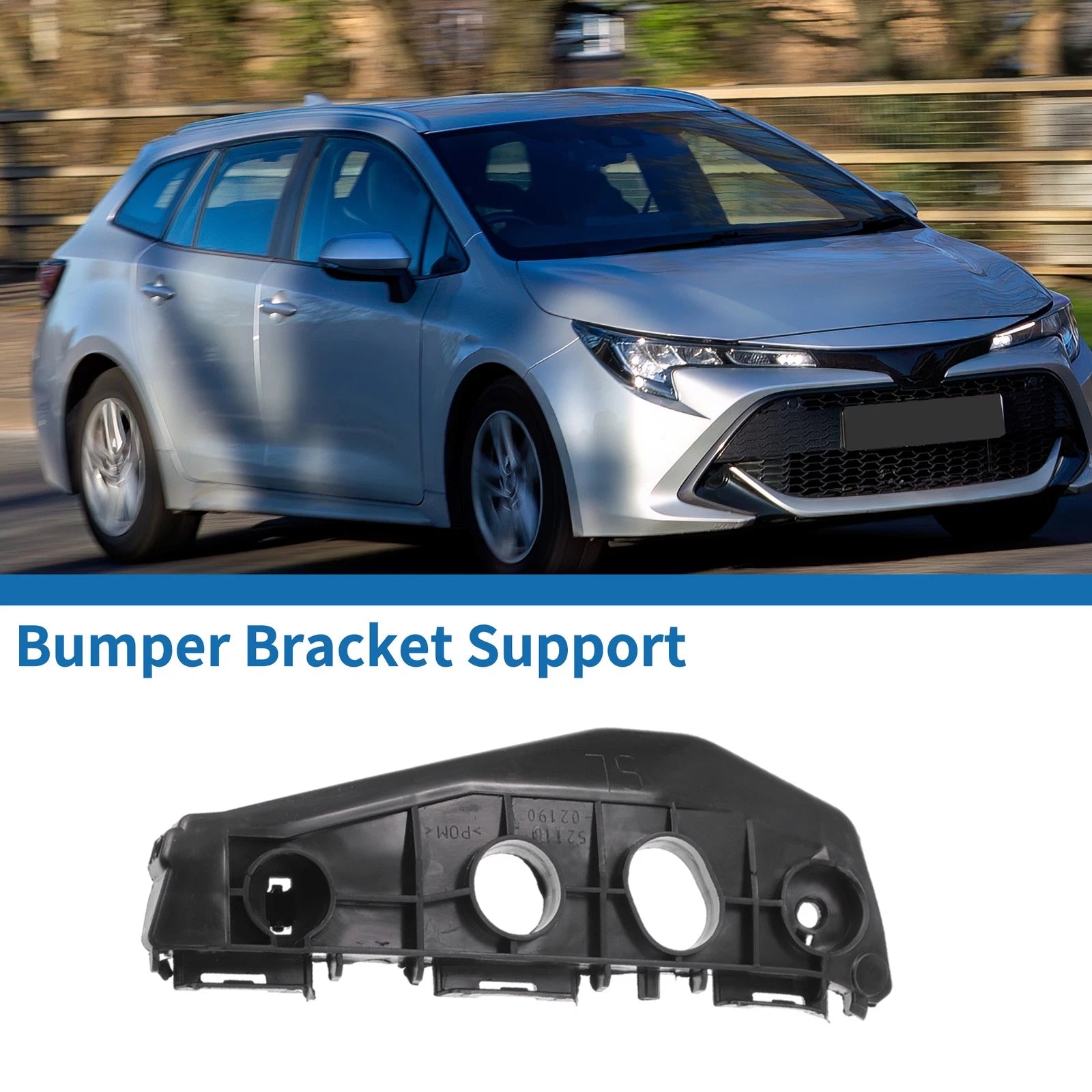 1pc Left Front Bumper Retainer Bracket No. 5211602190 for Toyota Corolla (2011–2013)