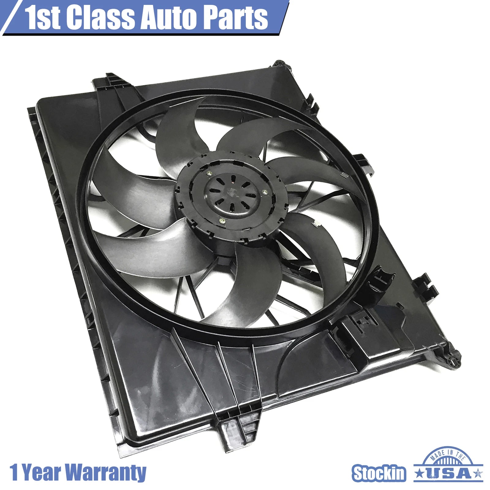 Radiator Cooling Fan Assembly for Mercedes Benz ML350 ML450 ML500 (2006–2011)