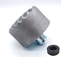 Valve Cover Breather Finned Aluminum Push In for Universal 1 to 1.25 in