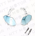 Chrome Rearview Mirrors for Harley Davidson FLHT FLHR Road King