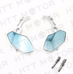 Chrome Rearview Mirrors for Harley Davidson FLHT FLHR Road King