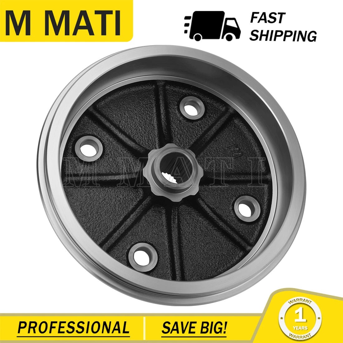 Front Brake Drum Hub for Kawasaki Mule KAF540 KAF620B (1990–2000)