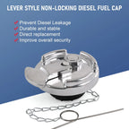 Locking Diesel Fuel Cap for Peterbilt (2011-2019)