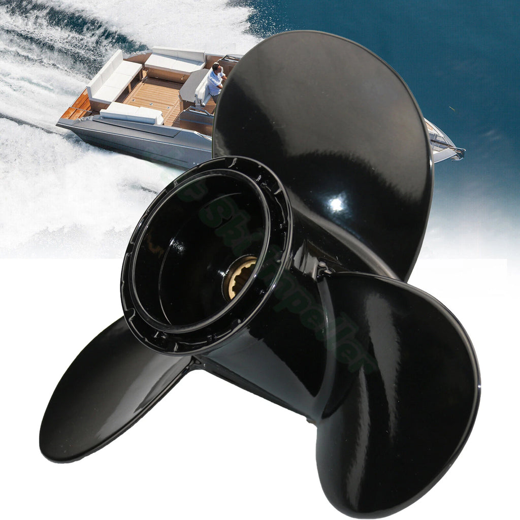 Boat Propeller 10.25x12 for Suzuki Outboard DT DF 25-30HP (10 Spline)