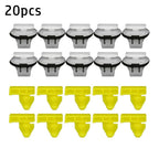 Set of 20 Plastic Moulding Clips for Nissan Juke (2010–2019) 76882-JG10A / 76847-JG00A