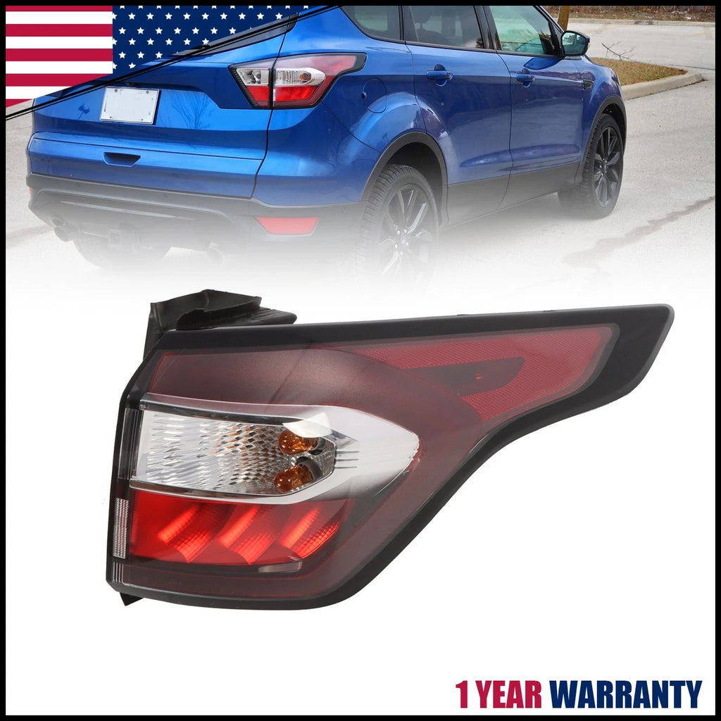 Tail Light for Ford Escape Kuga (2017–2019) Passenger Right Side Rear