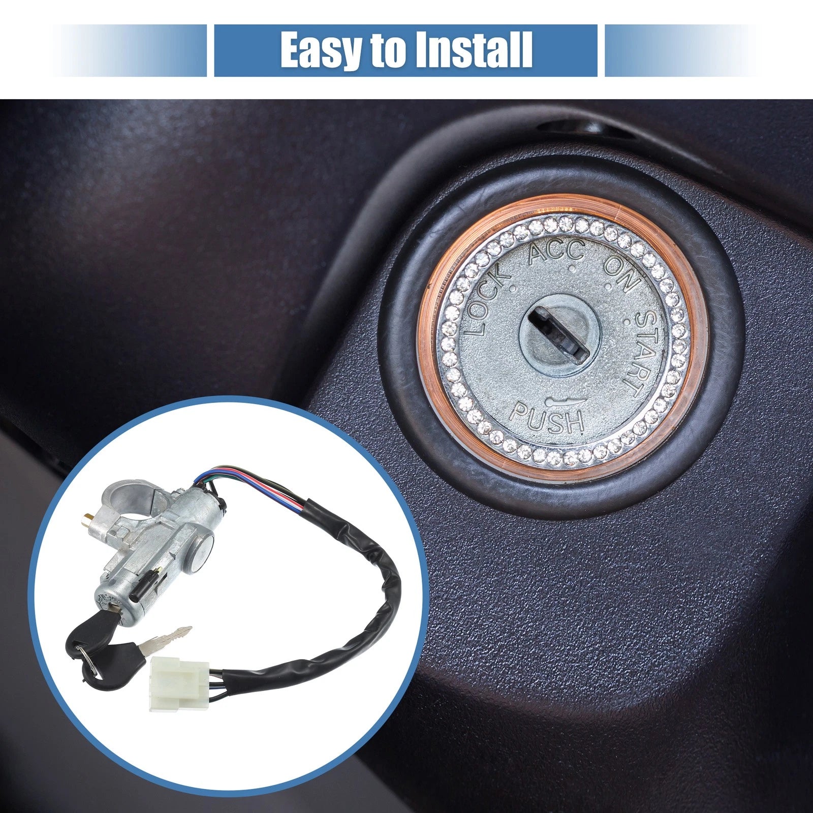 Set of 2 Ignition Switch Starter Keys for Nissan Sentra (2002–2006) No.4870075Y00