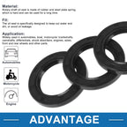 Set of 5 Oil Seal Rotary Shaft Seal Nitrile Rubber 25x37x5mm