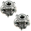 Set of 2 Front Wheel Bearing and Hub Kits for Chrysler Dodge AWD (Timken)