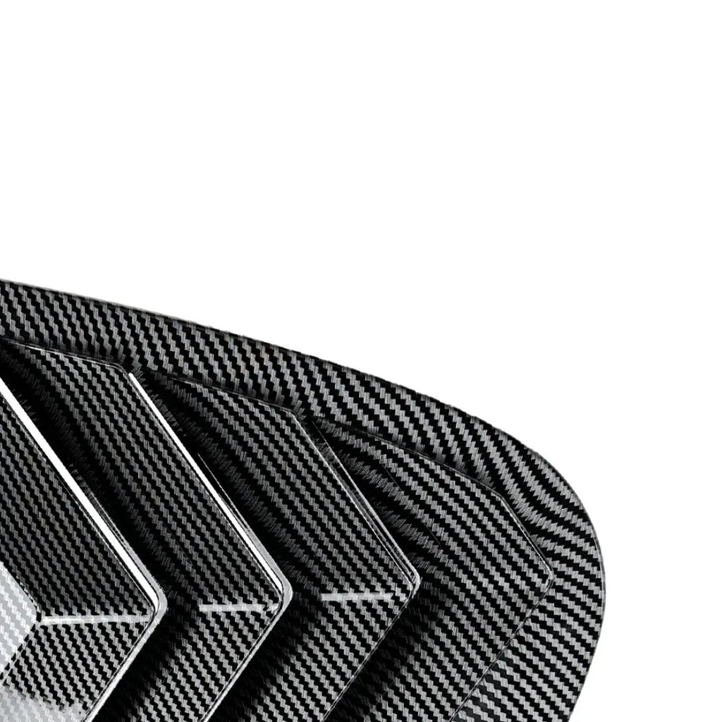 Carbon Look Rear Window Scoop Shutter Vent Covers for BMW 1Series (2005–2011)