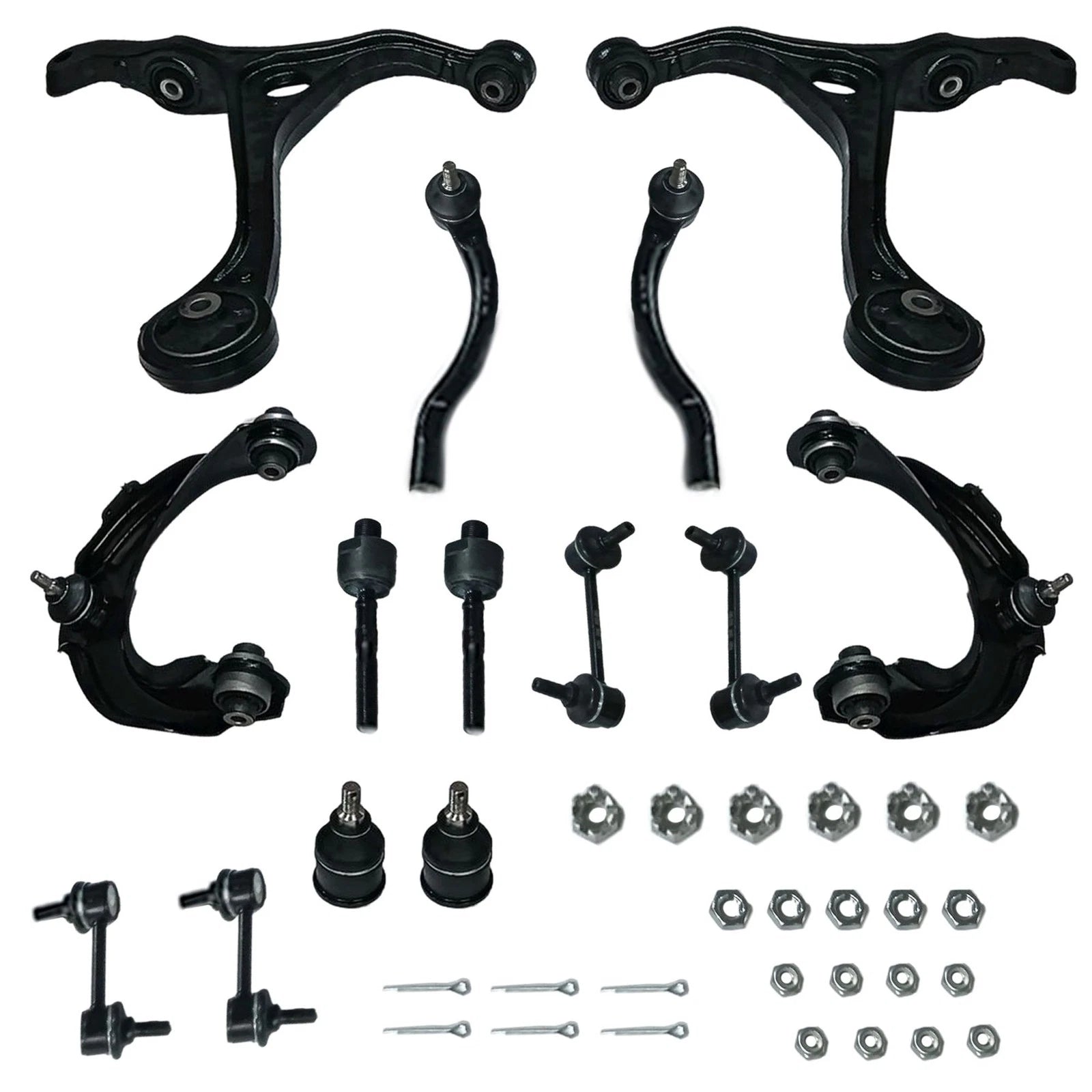 Control Arms with Ball Joints & Sway Bar End Links for Honda Accord (2003–2007) TSX (2004–2008)