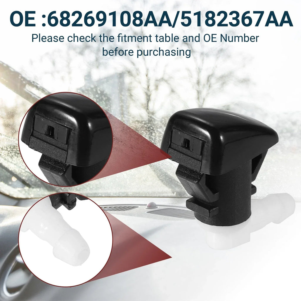 Windshield Washer Nozzle Set for Dodge Durango