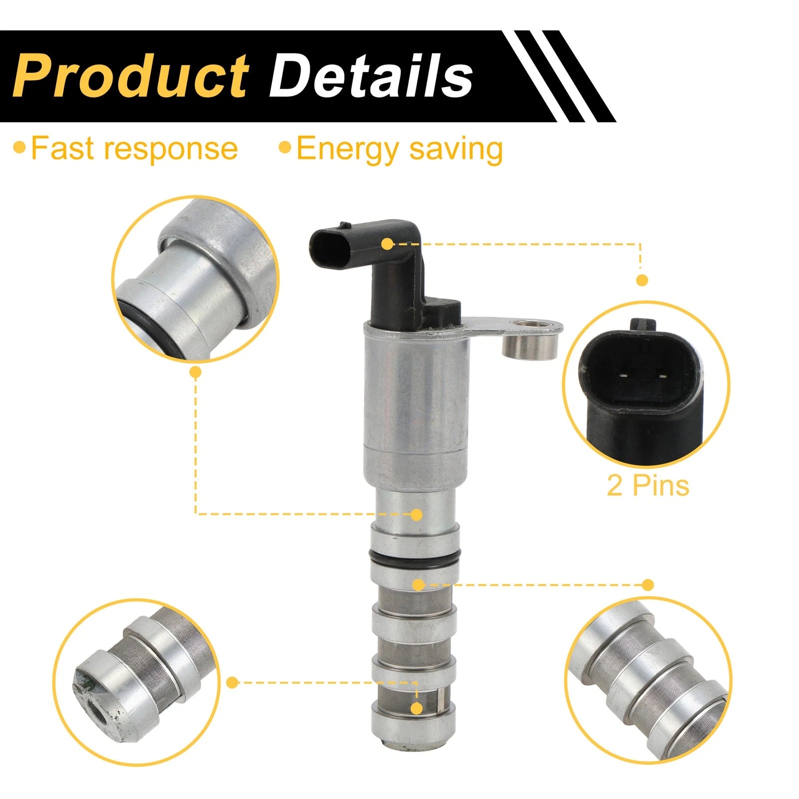 VVT Solenoid for Chevrolet Camaro (2016–2024) No. 12671336