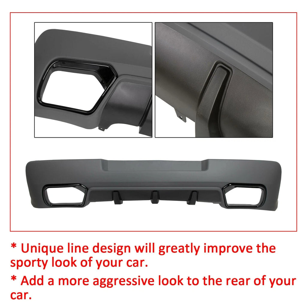 Rear Bumper Lip Splitter Spoiler for Chevy Camaro (2014–2015)