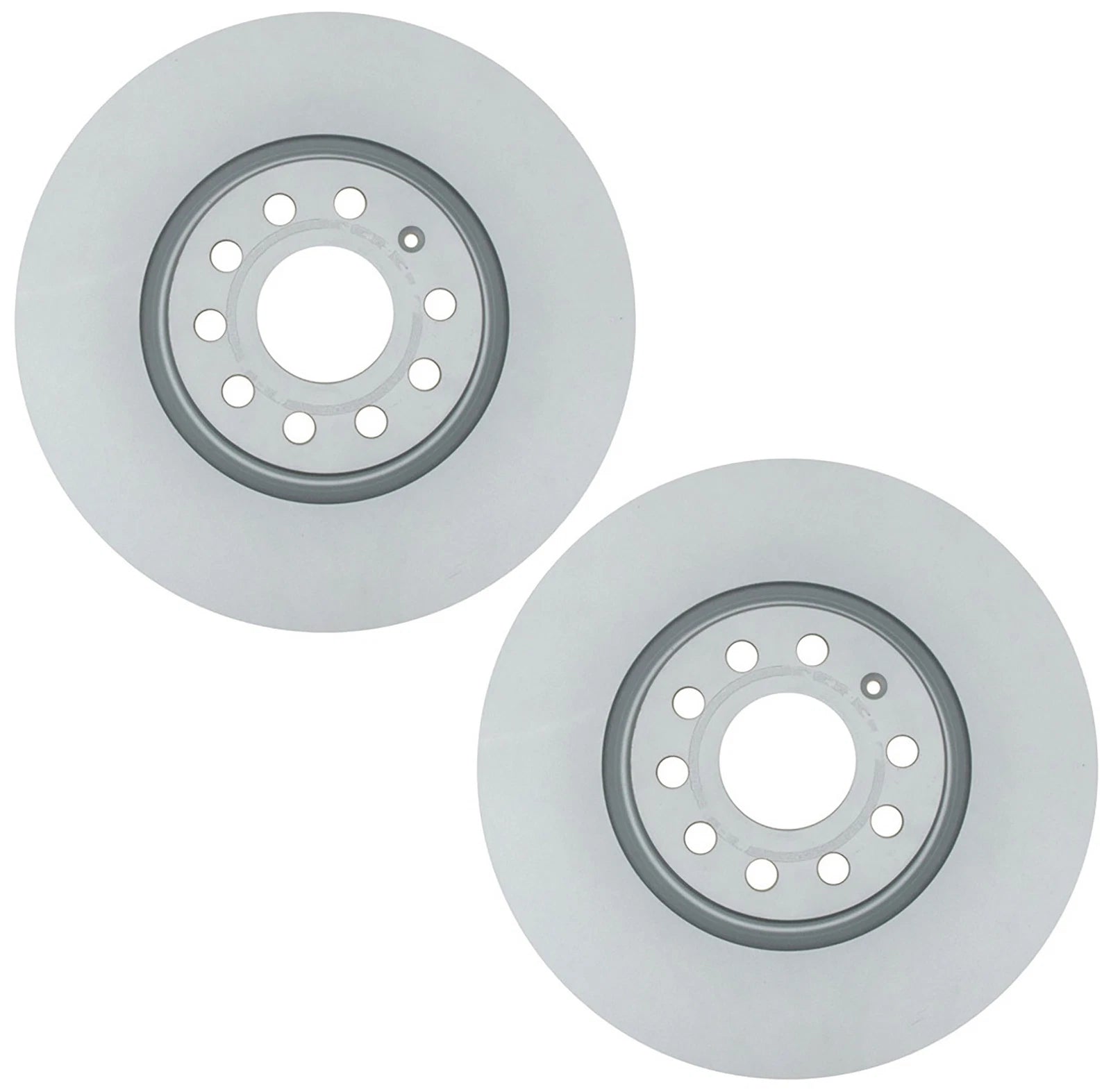 Set of 2 Front Disc Brake Rotors for Audi TT AWD (2000–2006)