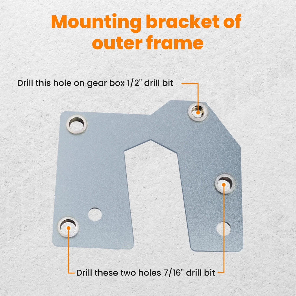 Mounting Bracket Kit for Chevy C10 (1960–1966) Power Conversion, Hardware Included