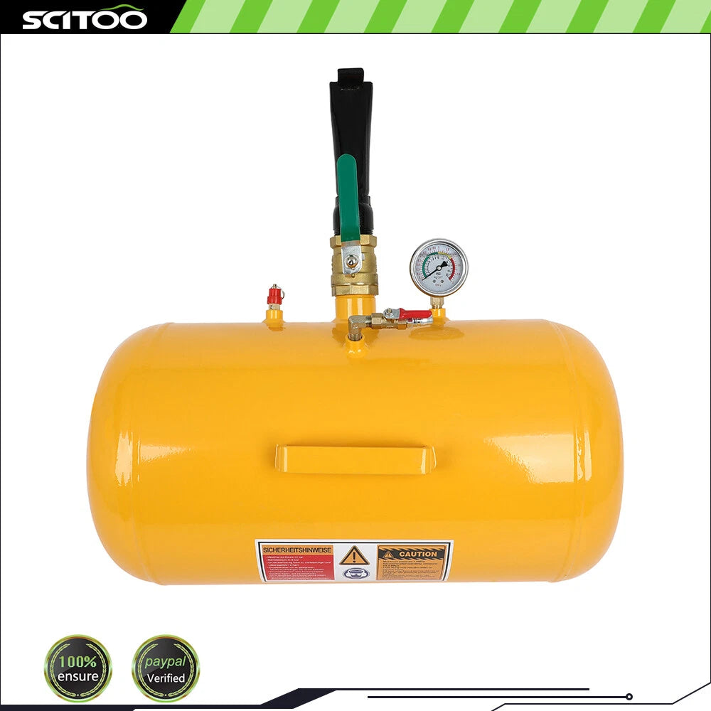 10 Gallon 145PSI Air Tire Bead Seater Blaster Tool for Trucks