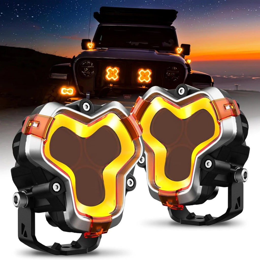 2X LED Work Pod Light Bar for Off Road Driving (NOVSIGHT)
