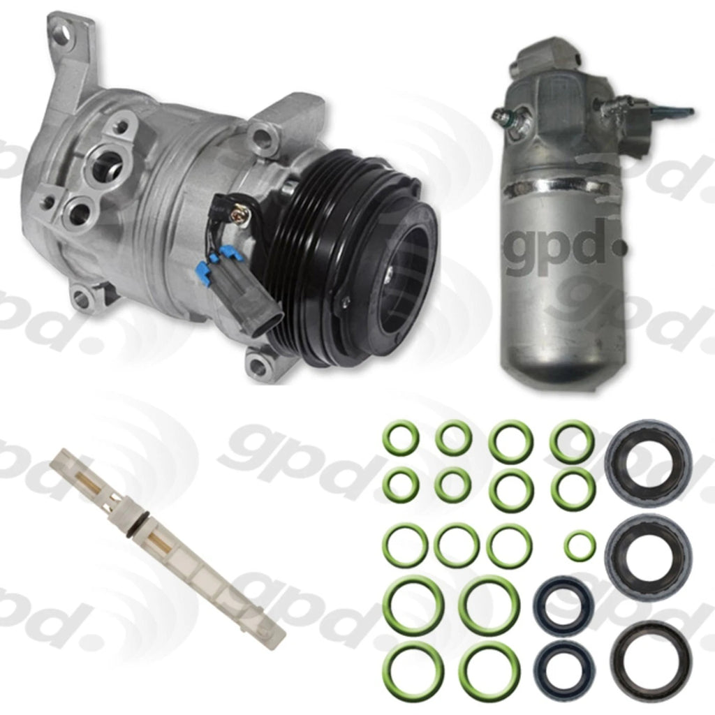 A/C Compressor for Chevy Express Van, GMC 2500 (With Clutch)
