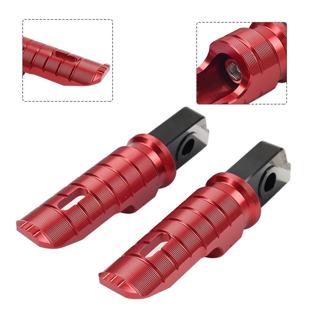 Front Footrests Foot Pegs for Aprilia GPR 125 150 250 APR 150 RS125 Tuono 125 (2000–2023)