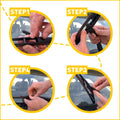Rear Window Wiper Arm & Blade for Nissan Versa (2007–2011) Rubber
