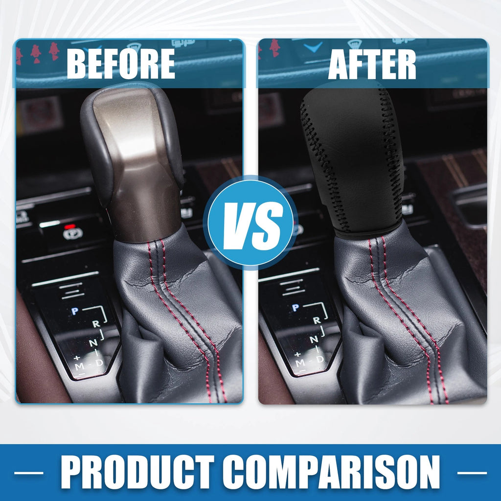 Gear Shift Knob Cover Trim for Lexus ES 300h 350 (2016–2018) Black
