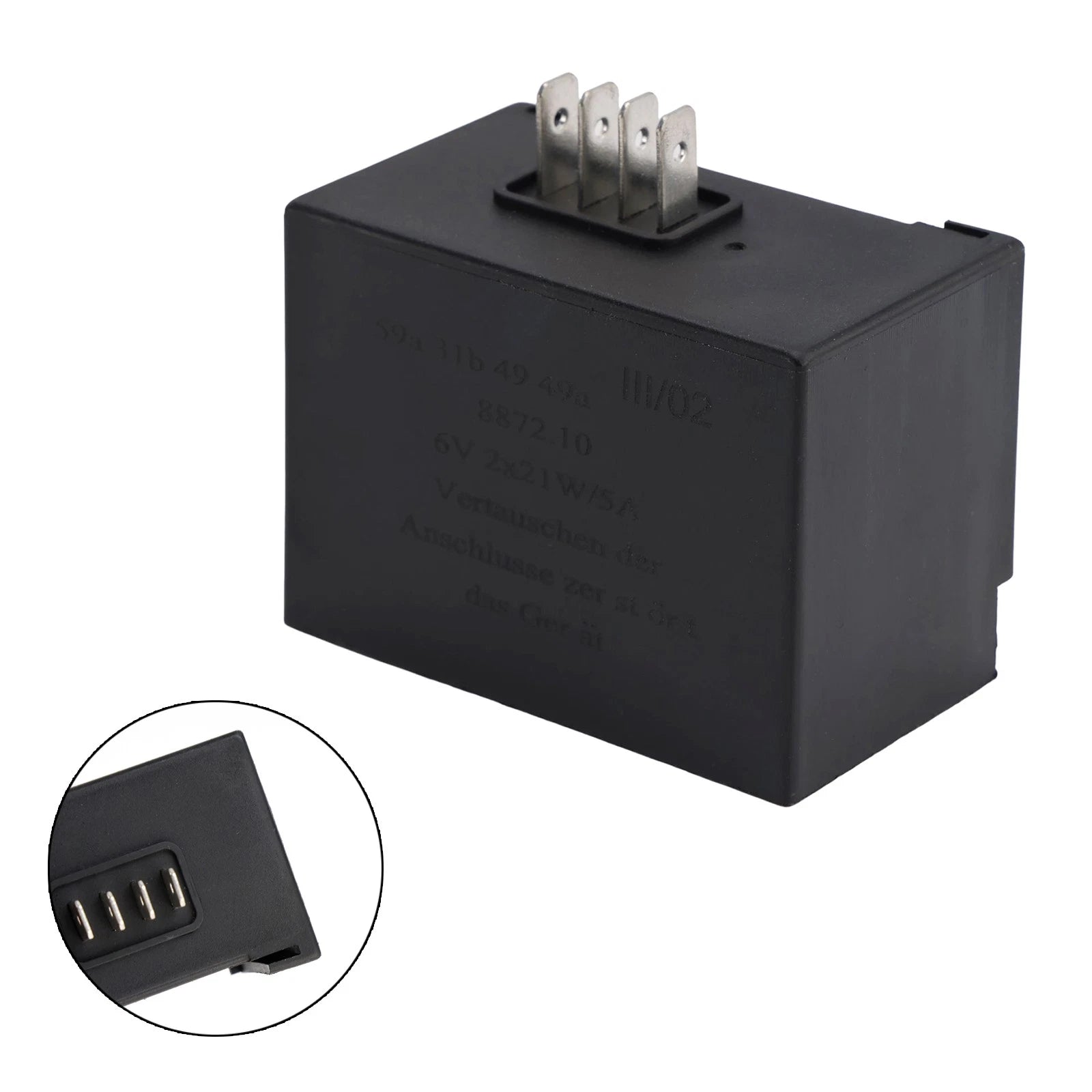 Voltage Regulator Flasher Relay for Simson S50 S51 S53 S80 (6V 2X21W/5A)