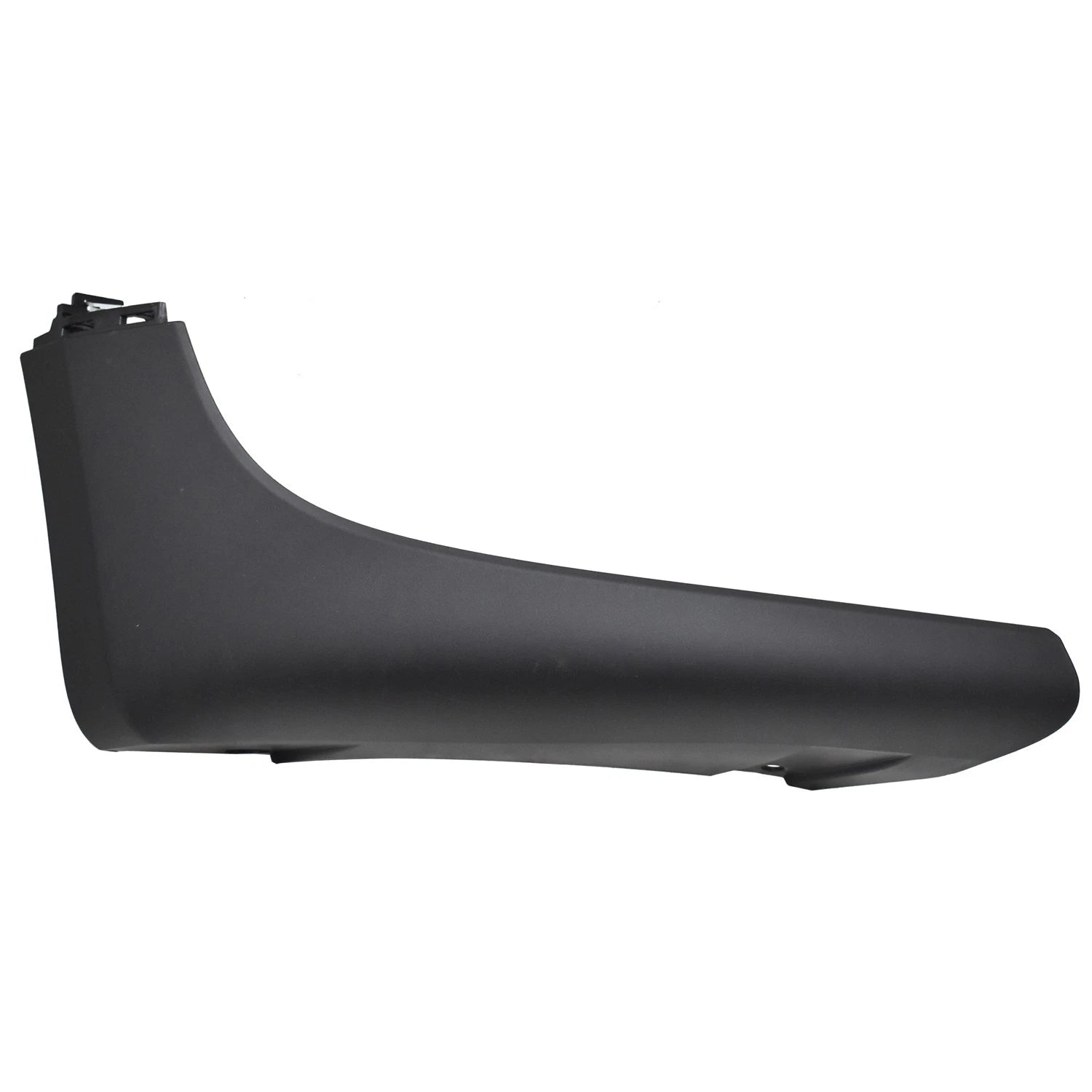 Black Textured Front Passenger Side Lower Spoiler w/o Park Assist Sensor Hole