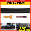 Matte Flat Black Vinyl Wrap for Automotive