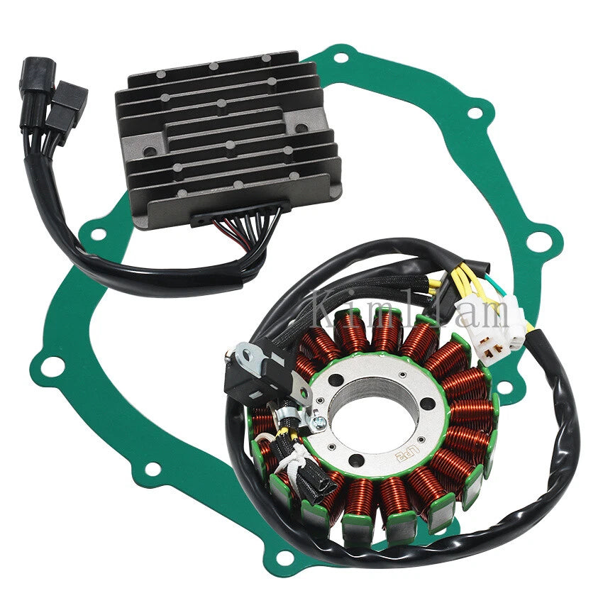Stator Coil, Regulator Rectifier, Gasket for Suzuki SFV400 SFV650 (2009–2015)