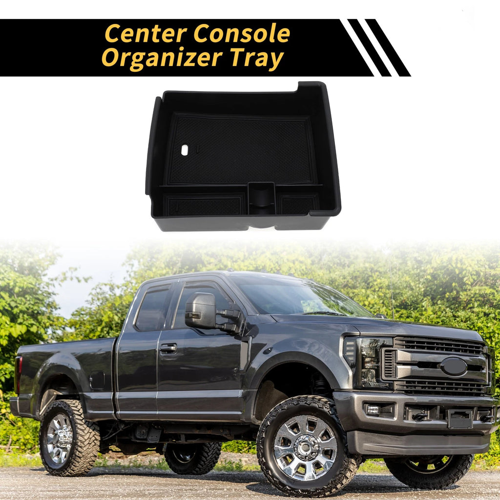 Center Console Armrest Organizer Tray for Ford Maverick (2022–2024) Black