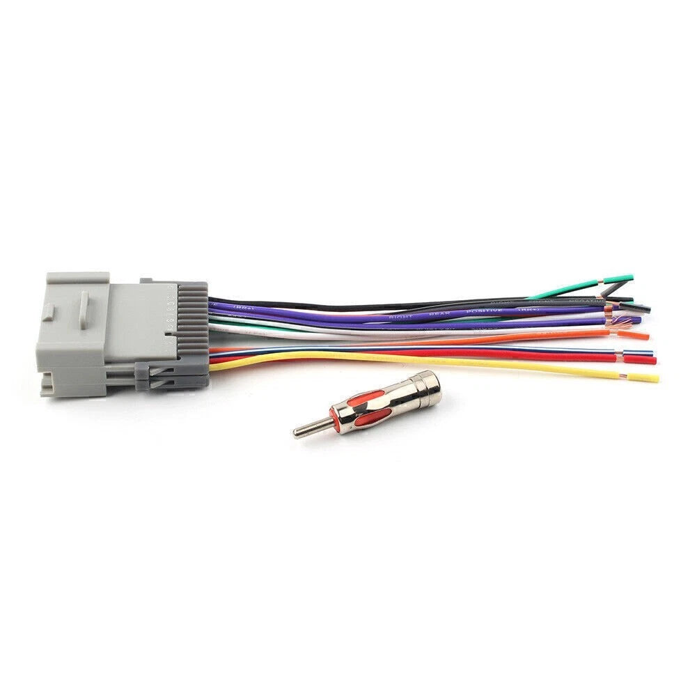 Car Stereo Radio Wiring Harness Antenna for Buick Chevy GMC Pontiac (2000–2023)