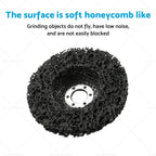 Set of 5 Poly Strip Disc Wheels for Angle Grinder (100mm)