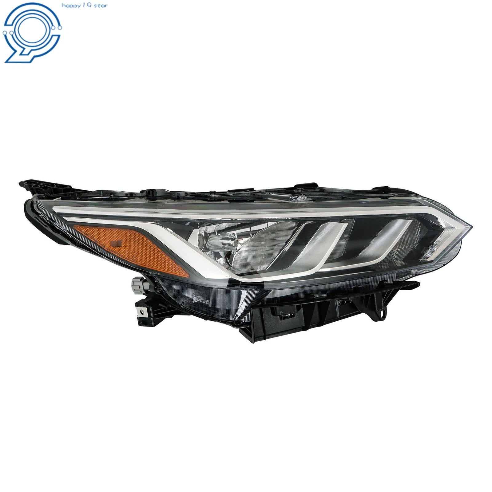 Headlight for Nissan Sentra (2020–2023) Right Side Black Clear