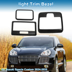 Front Row Rear Row Light Trim Bezel for Suzuki Spacia Custom (2024–2025) Black