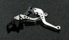 Short Brake Clutch Levers for Ducati Hypermotard 1100/SP (2007–2012) Silver T9