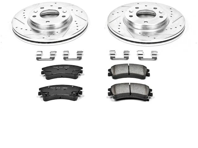 Front Brake Pad and Rotor Kit for Mazda 6 (2003–2005) QP238XB