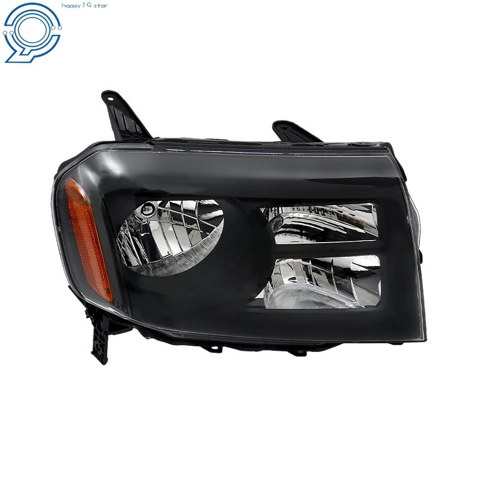 Pair of Halogen Headlamps for Honda Pilot (2012–2015) Black Housing