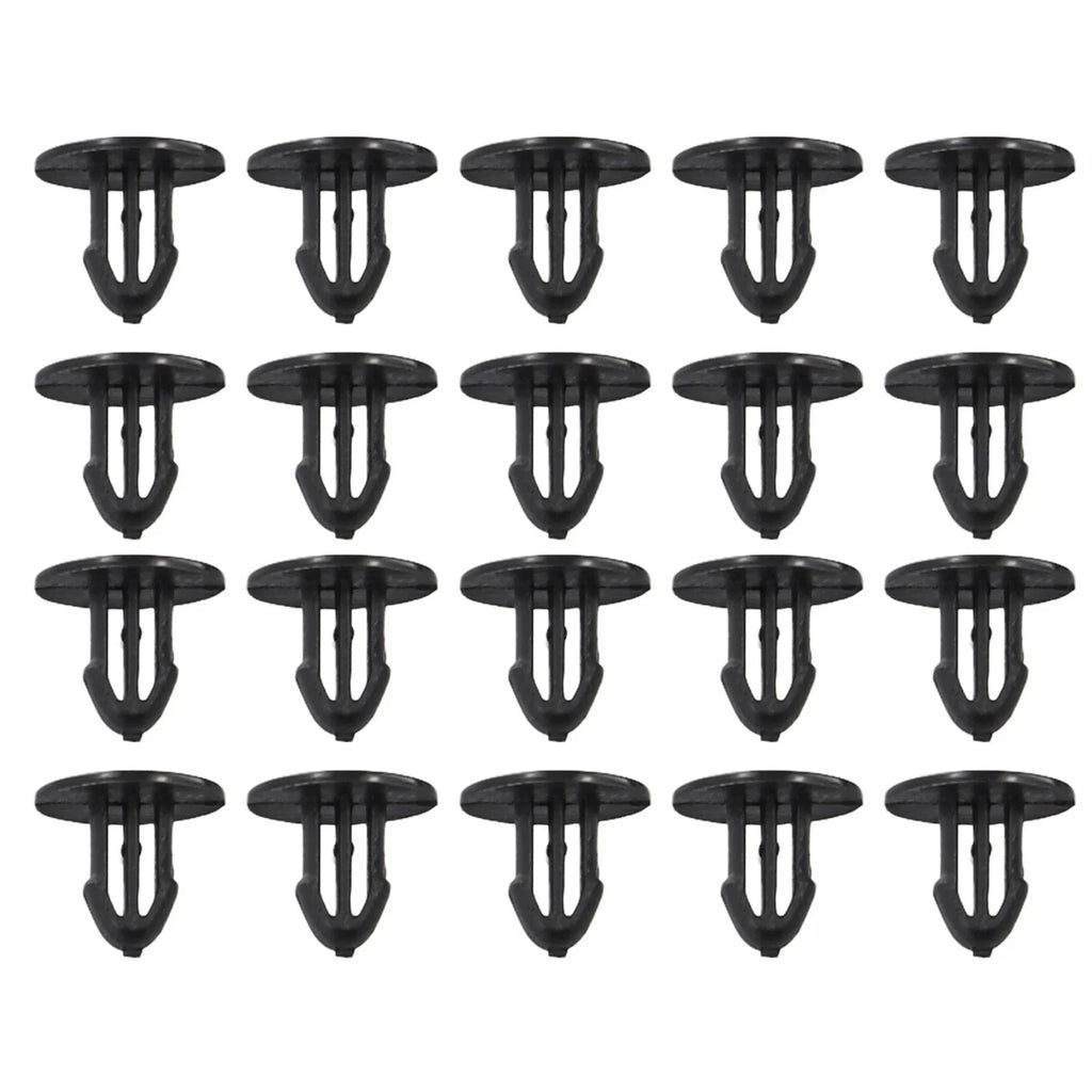 Clip / 10mm / Cowl Grille Clip Nylon Stem 20pcs for Civic Del Sol
