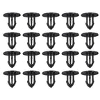 Clip / 10mm / Cowl Grille Clip Nylon Stem 20pcs for Civic Del Sol