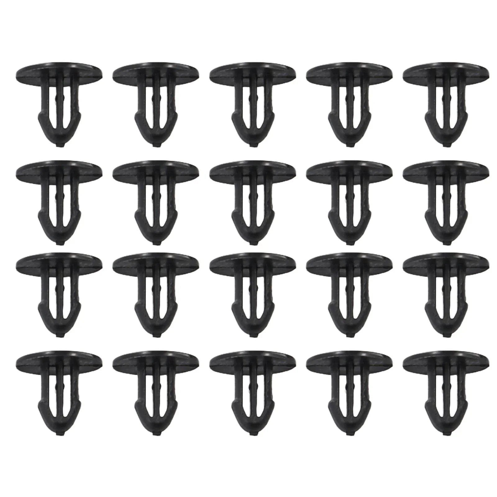 Clip / 10mm / Cowl Grille Clip Nylon Stem 20pcs for Civic Del Sol