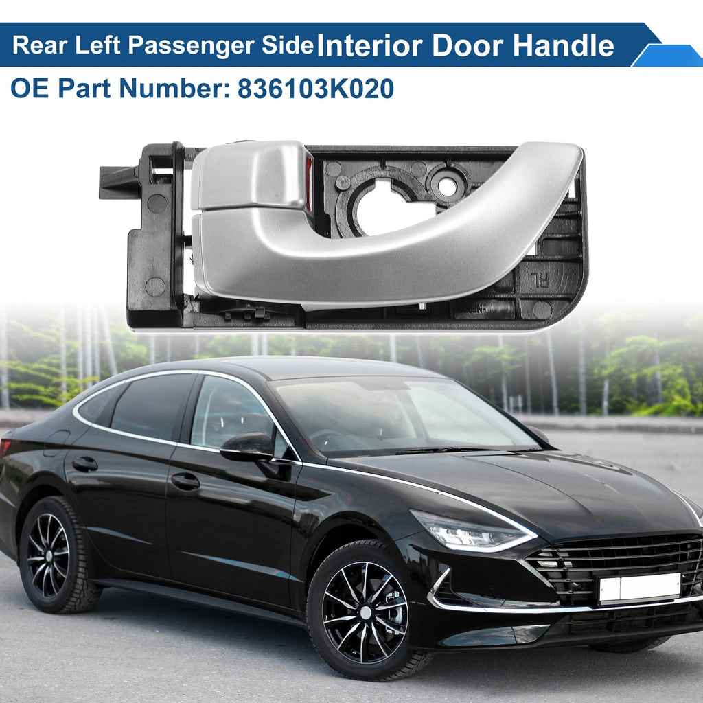 Rear Left Passenger Side Interior Door Handle for Hyundai Sonata (2011–2014) No. 836103K020