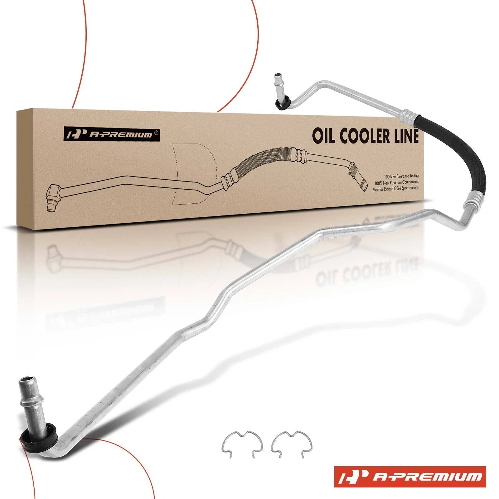 Transmission Oil Cooler Line for Chevy Silverado GMC Sierra 2500 3500 HD (2001–2019)