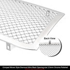 Stainless Steel Chrome Wire Mesh Grille Insert for Ram Rebel 1500 (2015-2018)